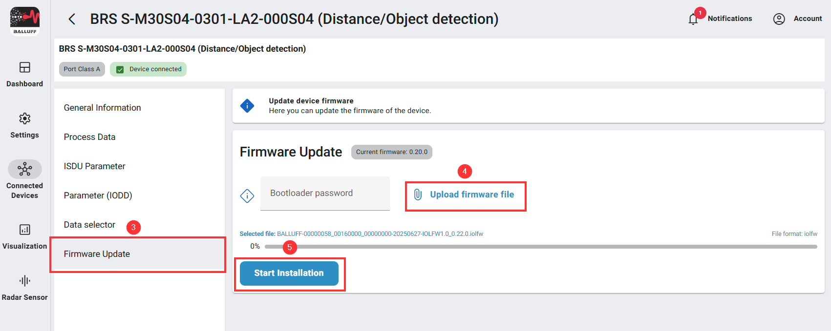 CMTK Firmware Update