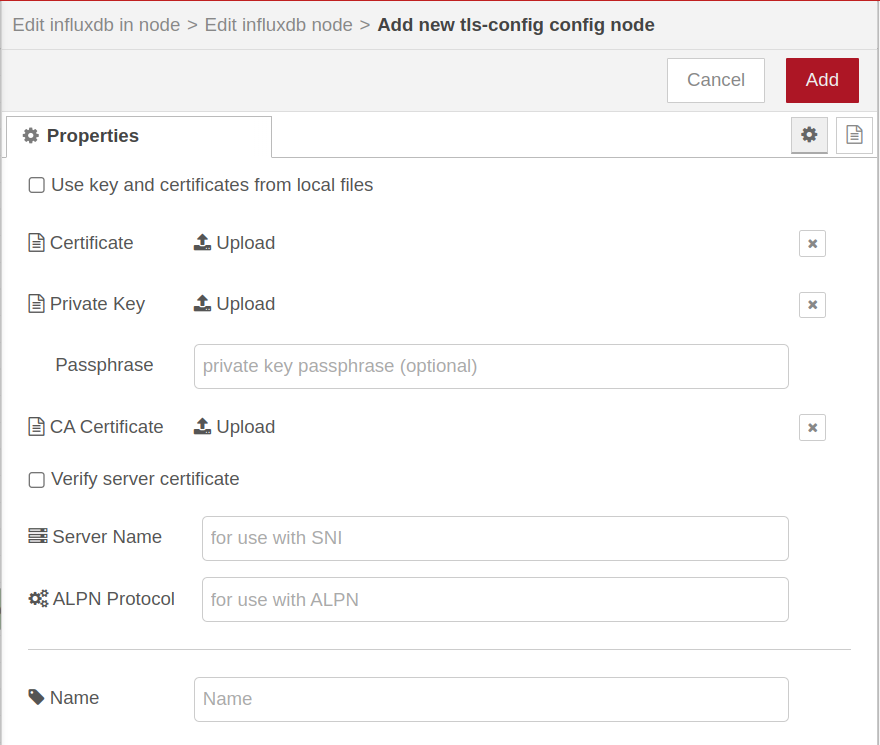 Config TLS