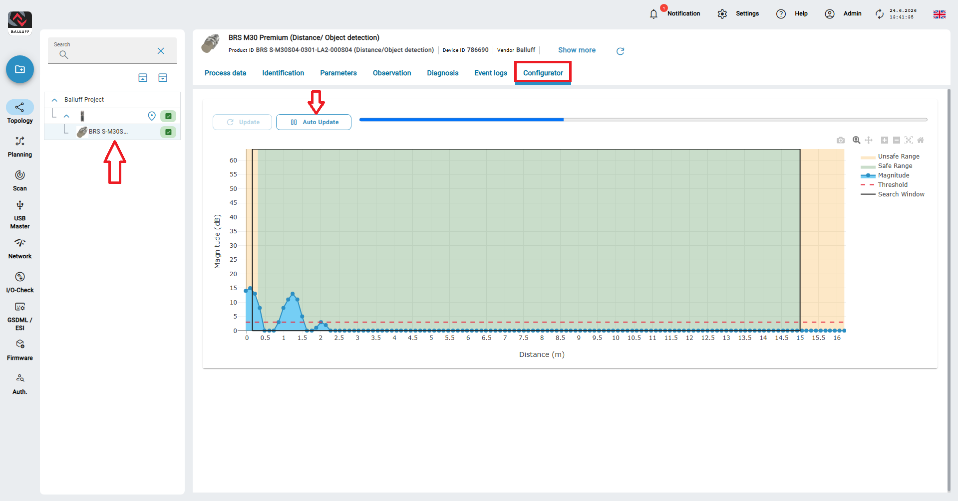 Visualize Sensor Output