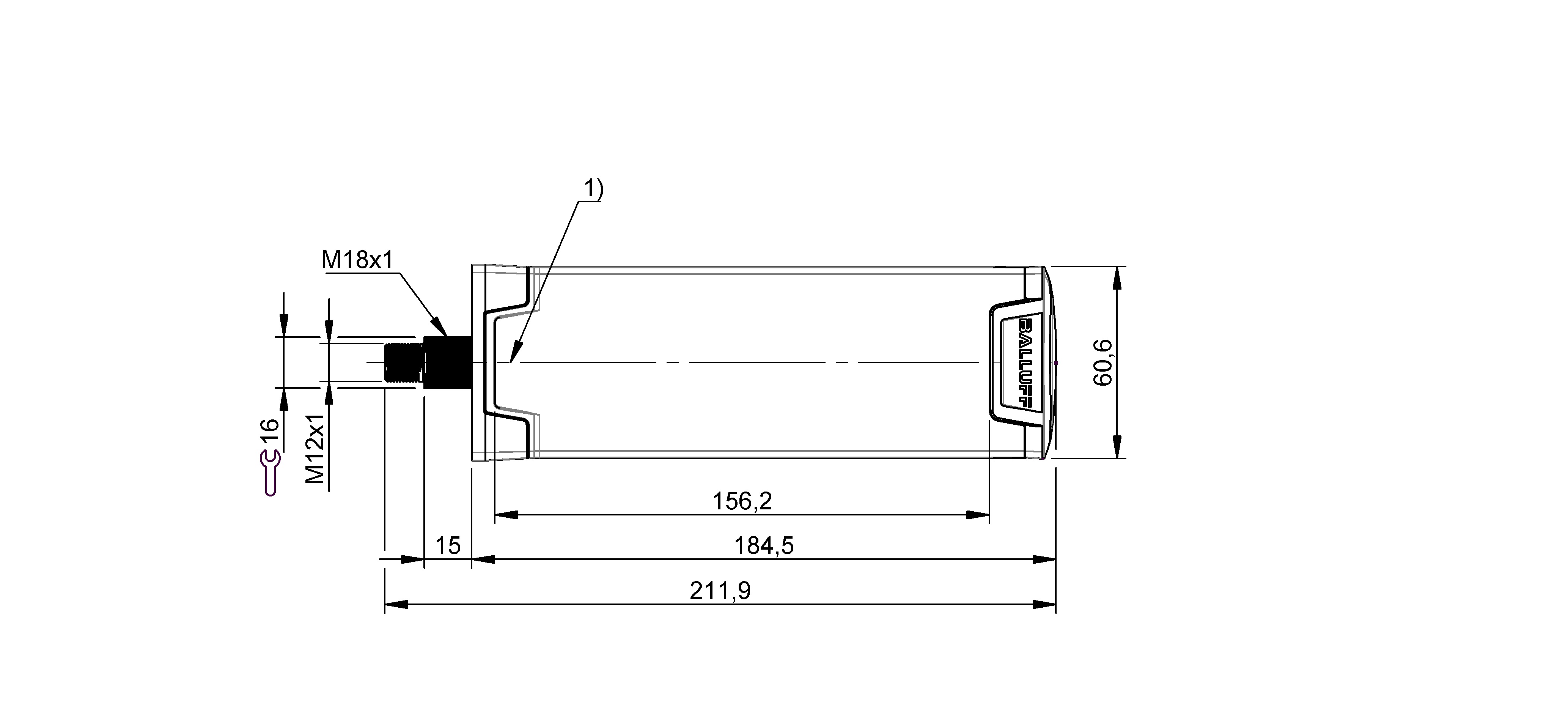 Technical sketch of the product